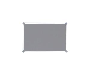 MAUL Bacheca grigia MAULpro 60x90 cm tessuto con cornice alluminio