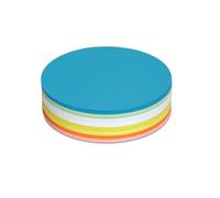 MAUL Biglietti per presentazione, rotondi, Ø 18,5 cm (250 pezzi), per schede scrivibili, biglietti di presentazione, confezione di ricarica da 150 g/m², colorati