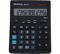 MAUL Commercial Calculator MXL16 Angled Display with 16 Digits Includes Tax