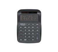 MAUL Calcolatrice desktop ECO MJ 555 grigia solare LCD 10 cifre
