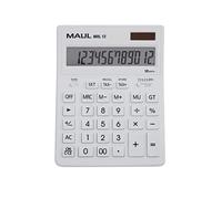 MAUL Calcolatrice tavolo MXL 12 bianca 12 cifre solare batteria