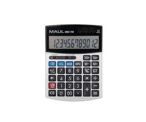 MAUL Calcolatrice ufficio MBU 700 nera LCD 12 cifre solare batteria