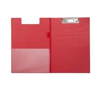 MAUL Clipboard Folder with clear internal pocket Red