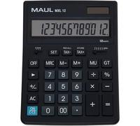 MAUL Commercial Calculator MXL12 12 Digits Includes Tax Calculator Angled