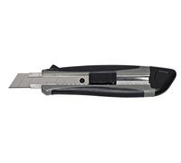 MAUL Cutter 18 mm grigio impugnatura antiscivolo lama temprata