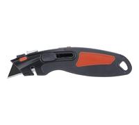 MAUL Cutter MAULwork, 18 mm, taglierino di sicurezza, approvato GS, ritiro automatico della lama