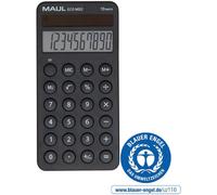 MAUL Eco MD 2 Calculator, Solar Calculator with 10 Digits and 5 Functions, Smart