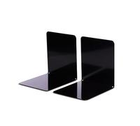 MAUL, Fermalibri, Metallo, Magnetico, 120 x 140 x 140 mm, 1 Coppia 140 mm, 1 Paar Nero
