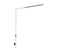 Maul Lampada a morsetto a LED MAULsirius COLour vario sensor, dimmerabile, lampada da lavoro con base a morsetto per ufficio, morsetto da tavolo con temperatura di colore 3000-5700 K, bianco