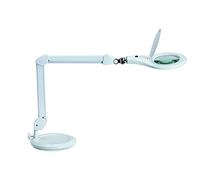 MAUL Lampada con lente MAULmakro LED bianca da banco orientabile