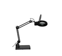 MAUL Lampada con lente MAULviso LED nero per lavori di precisione