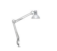 MAUL Lampada con morsetto MAULstudy argento E27 braccio regolabile