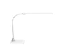 MAUL Lampada da scrivania MAULpirro, lampada da tavolo a intensità variabile con temperatura di colore di 3000 K, per ufficio e postazione di lavoro, qualità di illuminazione a LED, bianco