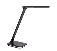 MAUL Lampada da tavolo a LED MAULJazzy, dimmerabile, compatta da ufficio, con connettore USB tipo A, lampada da scrivania dimmerabile con temperatura di colore 4000 K, colore nero