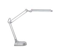 Maul Lampada da tavolo MAULatlantic LED argento braccio orientabile