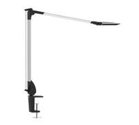 MAULoptimus Lampada da scrivania a LED, argento, base a morsetto Maul