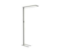 MAUL Lampada da terra MAULsenja | Lampada da terra dimmerabile (2700-5700 K) | Tecnologia LED ad alta efficienza energetica | Plafoniera con illuminazione diretta e indiretta | Argento