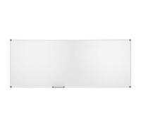 MAUL Lavagna bianca MAULpro 2000 120x300cm | Lavagna bianca magnetica in alluminio con penna per pennarelli per lavagne bianche | Superficie resistente ai graffi | Paesaggio o ritratto | Grigio