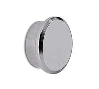 Maul - Magnete al neodimio, 22 mm di diametro, 8 kg, potente mini magnete per lavagne magnetiche e lavagne magnetiche o nastri magnetici