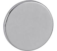 Maul 6166196 Magnete neodimio (Ø x A) 10 mm x 1 mm disco Argento 10 pz.