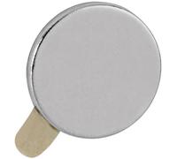 Maul magnete neodimio x a 10 mm 1 disco autoadesivo argento 20 pz