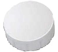 MAUL Magneti MAULsolid Ø 15 mm (10 pezzi) | Mini magneti in plastica con forza adesiva di 150 g | potenti magneti per lavagna bianca e lavagna magnetica | ideali per ufficio, casa e officina, bianco