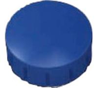 MAUL Magneti rotondi blu 10 pezzi presa sicura | tenuta 0,15 kg, ideali per bacheche, corpo infrangibile, formato compatto Ø 1,5 cm, fissaggio ordinato