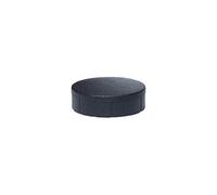 6162090 - Magnete rotondo in plastica infrangibile, 300 g, 20 x 7,5 mm, colore: nero, 6162090