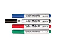 MAUL Marcatori flipchart Rosso verde blu nero asciugatura rapida