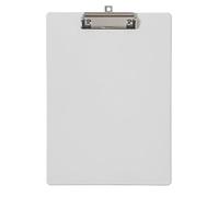 MAUL portablocco A4 con pinza MAULflexx | Portablocco in formato A4 per documenti | resistente porta blocco | Occhiello retrattile per appenderla | 31 x 22 x 1,2 cm | Bianco