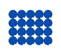 MAUL, Maulpro, magneti rotondi di qualità per lavagna bianca, 20 mm, 0,3 kg (confezione da 20) Blue