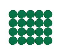 MAUL, Maulpro, magneti rotondi di qualità per lavagna bianca, 20 mm, 0,3 kg (confezione da 20) Green
