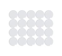 MAUL, Maulpro, magneti rotondi di qualità per lavagna bianca, 20 mm, 0,3 kg (confezione da 20) White