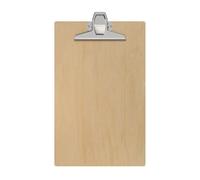 MAUL Mautilia - Tavoletta portablocco in legno di alta qualità, formato A4, verticale, robusta tavoletta portablocco con clip vintage, 36,9 x 22 x 37 cm, colore: marrone