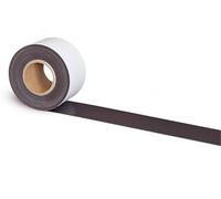 MAUL Nastro magnetico autoadesivo, 10 cm, per foto, cartoline, lunghezza tagliabile, ideale per ufficio, cucina e officina, lunghezza 10 m