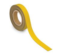 MAUL Nastro per etichettatura, 30 mm x 1 mm, con retro magnetico, versatile, utilizzabile in ufficio, officina, magazzino e cucina, ritagliabile individualmente, lunghezza 10 m, colore giallo