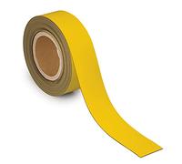 Maul Nastro magnetico per etichettatura, 10000 mm x 5 cm, 1 mm, giallo