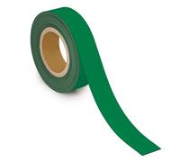 MAUL Nastro per etichettatura, 40 mm x 1 mm, scrivibile con retro magnetico, versatile in ufficio, officina, magazzino e cucina, ritagliabile individualmente, lunghezza 10 m, verde