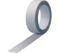 Maul Nastro Metallico Bianco Autoadesivo per Parete | fissaggio rapido senza fori, supporto elegante per magneti, tagliabile su misura, ideale per note e foto
