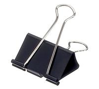 Maul Originale Mauly Klemmer 25 mm, Lifehack-Klemmer, larghezza di serraggio 9 mm, 2142590, scatola 12 pezzi, nero