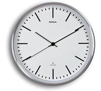 MAUL Orologio da parete MAULfly bianco argento radiocontrollato