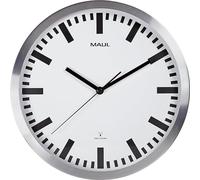 MAUL orologio da parete / radio orologio MAUL pilota, diametro: 300 mm, argento