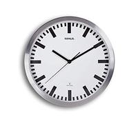 MAUL orologio da parete / radio orologio MAUL pilota, diametro: 300 mm, argento