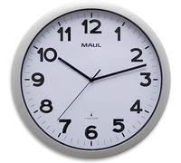 Maul Orologio da Parete MAULstep radiocontrollato Argento Silenzioso