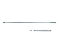 MAUL Penna telescopica argento metallo punta tonda clip