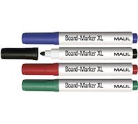 MAUL Pennarelli lavagna set 4 colori rosso verde blu nero