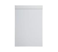 MAUL Portablocco A3 MAULpro bianco verticale robusto con clip | presa sicura per 90 fogli, plastica antiurto, bordo gommato salva carta, foro per appendere, pratico in ufficio e studio