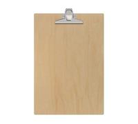 MAUL Mautilia - Tavoletta portablocco in legno di alta qualità, formato A3, formato A3, robusto portablocco con clip vintage, 46,9 x 31 x 3,7 cm, colore: marrone