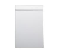 Maul Portablocco DIN A4 verticale, bordo di arresto, alluminio, larghezza di serraggio 10 mm, spessore pannello 1 mm, argento