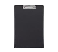 MAUL Portablocco A4 MAULbalance | Portablocco in cartone in formato DIN A4 | Portablocco da appendere | Morsetto moderno per conservare la carta | per ufficio, cucina e officina, nero